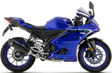 Komplette Auspuffanlage Ohne Katalysator Und Ohne Geräuschzulassung Icon Aluminium Schwarz Endkappe Carby - Arrow Special Parts Kompatibel Mit Yamaha Yzf R125 (2025-2026)