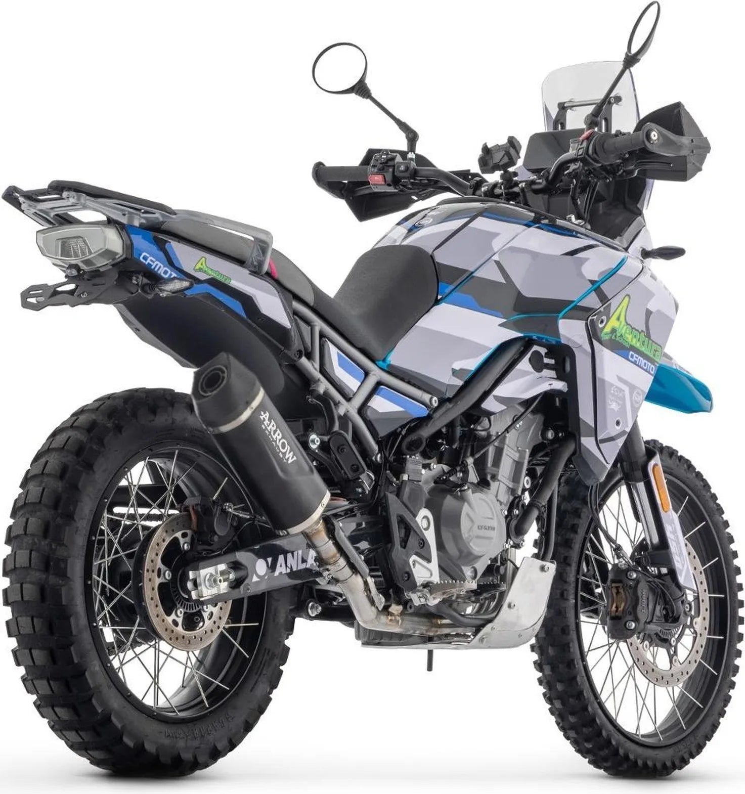 Auspuffendstück Mit Geräuschzulassung Indy-Race Evo Aluminium Schwarz Carbon - Arrow Special Parts Kompatibel Mit Cfmoto 450 Mt (2024)