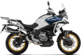 Auspuffendstück Mit Geräuschzulassung Indy-Race Evo Aluminium Schwarz Endkappe Carby - Arrow Special Parts Kompatibel Mit Cfmoto 700 Mt Adventure (2025-2026)