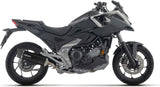 Komplette Auspuffanlage Ohne Katalysator Und Mit Geräuschzulassung Indy-Race Evo Aluminium Schwarz Endkappe Carby - Arrow Special Parts Kompatibel Mit Honda Nc 750 X (2025-2026)