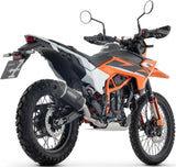 Auspuffendstück Mit Geräuschzulassung Indy-Race Evo Aluminium Schwarz Endkappe Carby - Arrow Special Parts Kompatibel Mit Ktm 125 Smc-R (2025-2026)