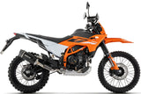 Auspuffendstück Mit Geräuschzulassung Aluminium Schwarz Endkappe Carby - Arrow Special Parts Kompatibel Mit Ktm 390 Enduro R (2025-2026)