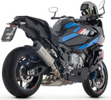 Komplette Auspuffanlage Ohne Katalysator Und Mit Geräuschzulassung Indy-Race Evo Titan Endkappe Carby - Arrow Special Parts Kompatibel Mit Bmw M 1000 Xr (2025-2026)