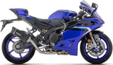 Komplette Abgasanlage Mit Katalysator Und Geräuschzulassung Indy-Race Evo Aluminium Schwarz Endkappe Carby - Arrow Special Parts Kompatibel Mit Yamaha Yzf R9 (2025)