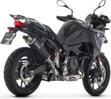 Auspuffendstück Mit Geräuschzulassung Indy-Race Evo Aluminium Schwarz - Arrow Special Parts Kompatibel Mit Bmw F 800 Gs (2024-2026)