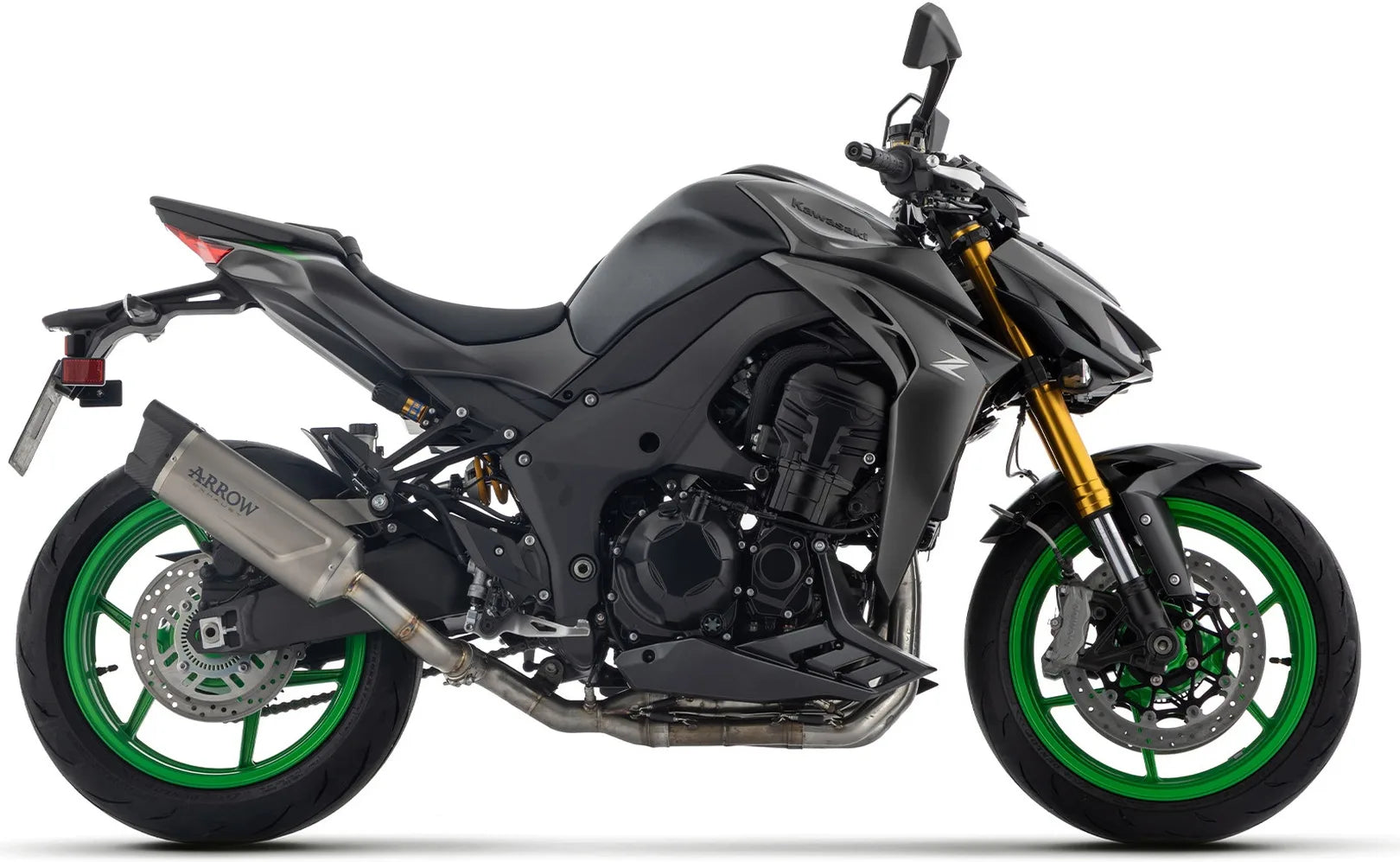 Auspuffendstück Mit Geräuschzulassung Indy-Race Evo Titan Endkappe Carby - Arrow Special Parts Kompatibel Mit Kawasaki Z 1100 (2025-2026)