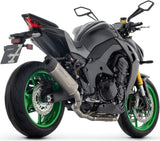 Complete Non-Catalytic Exhaust System With Sound Certification Indy-Race Evo Titanium Carby End Cap - Arrow Special Parts Compatible With Kawasaki Z 1100 (2025-2026)