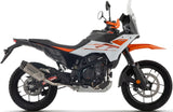 Komplette Auspuffanlage Ohne Katalysator Und Mit Geräuschzulassung Indy-Race Evo Titan Endkappe Carby - Arrow Special Parts Kompatibel Mit Ktm 390 Adventure R (2025-2026)