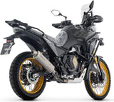 Auspuffendstück Mit Geräuschzulassung Indy-Race Evo Aluminium Schwarz Endkappe Carby - Arrow Special Parts Kompatibel Mit Voge Valico 800 Dsx Rally (2025-2026)