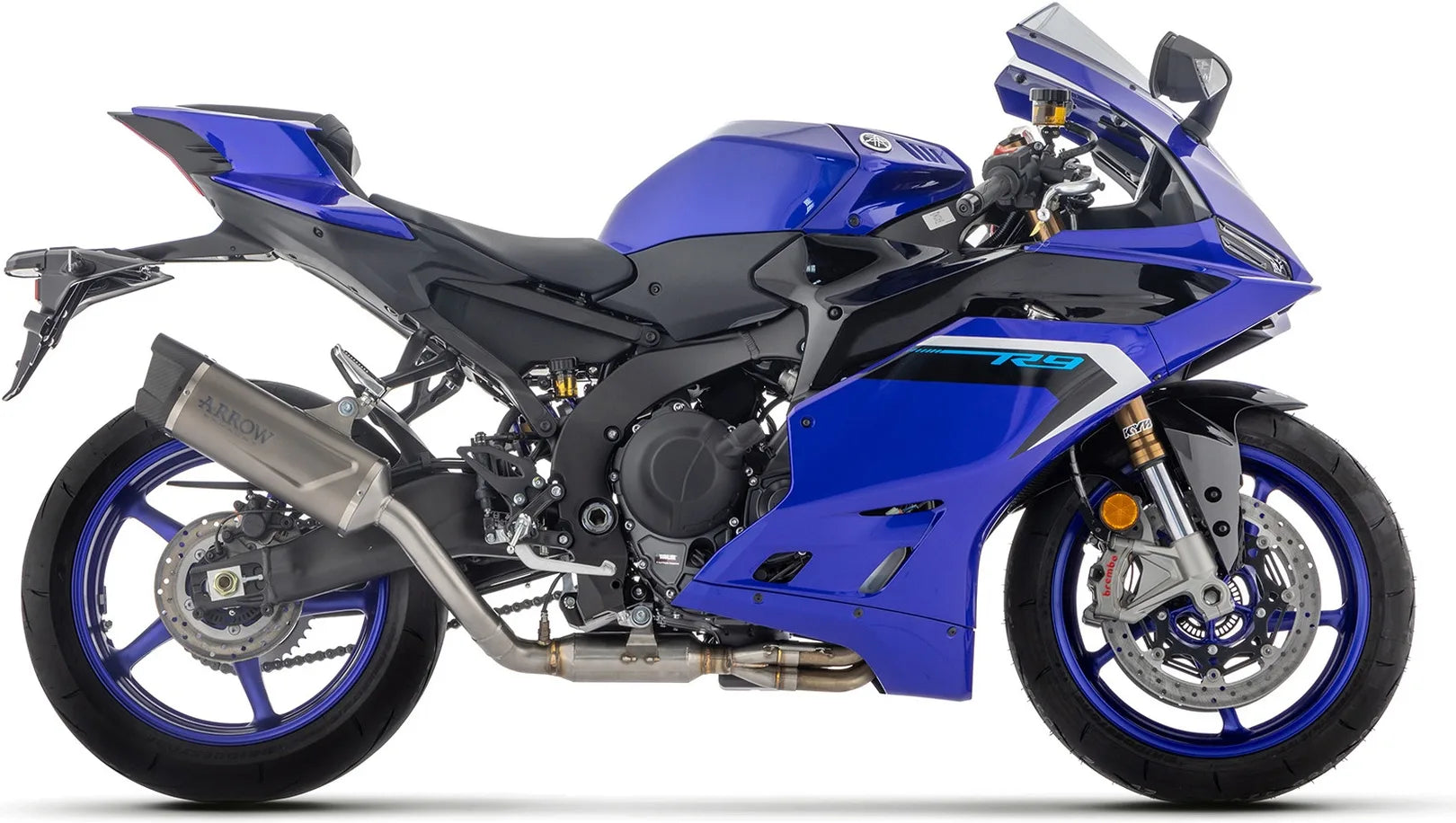 Komplette Auspuffanlage Ohne Katalysator Und Mit Geräuschzulassung Indy-Race Evo Titan Endkappe Carby - Arrow Special Parts Kompatibel Mit Yamaha Yzf R9 (2025)