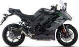 Komplette Auspuffanlage Ohne Katalysator Und Mit Geräuschzulassung Indy-Race Evo Aluminium Schwarz Endkappe Carby - Arrow Special Parts Kompatibel Mit Kawasaki Ninja 1100 Sx (2025-2026)