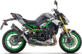 Komplette Auspuffanlage Ohne Katalysator Und Mit Geräuschzulassung Indy-Race Evo Aluminium Schwarz Endkappe Carby - Arrow Special Parts Kompatibel Mit Kawasaki Z 900 (2025-2026)