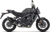 Komplette Abgasanlage Mit Katalysator Und Geräuschzulassung Indy-Race Evo Aluminium Schwarz Endkappe Carby - Arrow Special Parts Kompatibel Mit Yamaha Mt-09 Sp 35Kw (2024-2026)