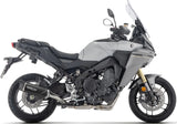 Komplette Auspuffanlage Ohne Katalysator Und Ohne Geräuschzulassung Indy-Race Evo Aluminium Schwarz Endkappe Carby - Arrow Special Parts Kompatibel Mit Yamaha Tracer 9 (2025-2026)