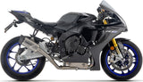 Uncatalysed Exhaust System Without Sound Certification Indy-Race Evo Titanium Carby End Cap - Arrow Special Parts Compatible With Yamaha Yzf-R1 1000 (2025)