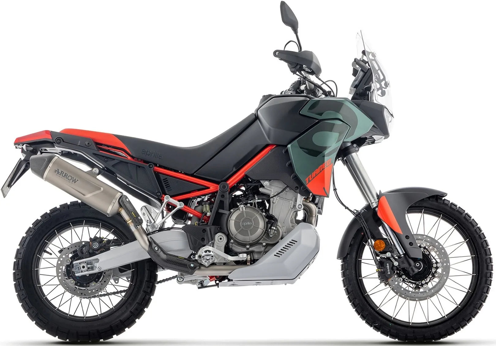 Auspuffendstück Mit Geräuschzulassung Indy-Race Evo Titan - Arrow Special Parts Kompatibel Mit Aprilia Tuareg 660 (2025-2026)