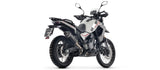 Auspuffendstück Mit Geräuschzulassung Indy-Race Aluminium Schwarz Endkappe Carby - Arrow Special Parts Kompatibel Mit Moto Morini Allthrike 450 (2025-2026)