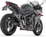 Komplette Abgasanlage Mit Katalysator Und Geräuschzulassung Indy-Race Evo Aluminium Schwarz Endkappe Carby - Arrow Special Parts Kompatibel Mit Honda Cbr 650 R (2024-2026)