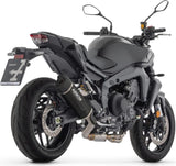 Komplette Auspuffanlage Ohne Katalysator Und Ohne Geräuschzulassung Indy-Race Evo Aluminium Schwarz Carbon - Arrow Special Parts Kompatibel Mit Yamaha Mt-09 Sp (2024-2026)