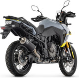 Auspuffendstück Mit Geräuschzulassung Indy-Race Aluminium Schwarz Endkappe Edelstahl - Arrow Special Parts Kompatibel Mit Suzuki V-Strom 800 Se (2025-2026)