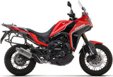 Komplette Auspuffanlage Ohne Katalysator Und Mit Geräuschzulassung Indy-Race Aluminium Edelstahl - Arrow Special Parts Kompatibel Mit Moto Morini X-Cape 650 (2022-2025)
