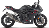 Komplette Abgasanlage Mit Katalysator Und Geräuschzulassung Indy-Race Evo Titan Endkappe Carby - Arrow Special Parts Kompatibel Mit Honda Cbr 650 R (2024-2026)