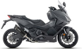 Komplette Auspuffanlage Ohne Katalysator Und Mit Geräuschzulassung Indy-Race Evo Aluminium Schwarz Endkappe Carby - Arrow Special Parts Kompatibel Mit Honda Forza 750 (2025-2026)