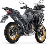 Auspuffendstück Mit Geräuschzulassung Indy-Race Aluminium Schwarz Endkappe Carby - Arrow Special Parts Kompatibel Mit Voge Valico 625 Dsx (2025-2026)