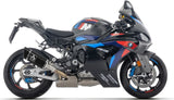 Komplette Auspuffanlage Ohne Katalysator Und Mit Geräuschzulassung Pista Titan Schwarz Endkappe Carby - Arrow Special Parts Kompatibel Mit Bmw M 1000 Rr (2025-2026)