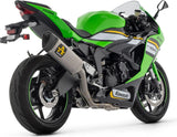 Komplette Auspuffanlage Ohne Katalysator Und Ohne Geräuschzulassung Pista Competition Full Titan Carbon - Arrow Special Parts Kompatibel Mit Kawasaki Zx 6R 636 (2024-2026)