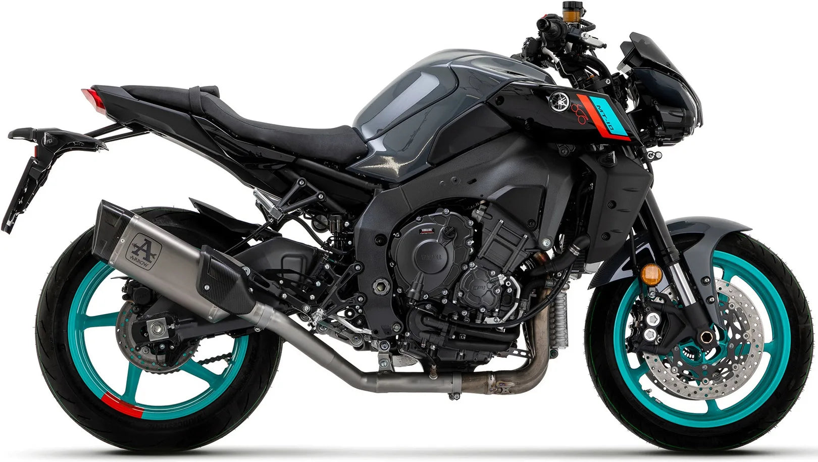 Auspuffendstück Mit Geräuschzulassung Pista Titan Carbon - Arrow Special Parts Kompatibel Mit Yamaha Mt-10 (2022-2024)