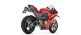 Komplette Auspuffanlage Ohne Katalysator Und Ohne Geräuschzulassung Pro-Race Competition Evo Titan Schwarz Endkappe Net - Arrow Special Parts Kompatibel Mit Ducati Panigale V4 (2025-2026)