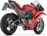 Komplette Auspuffanlage Ohne Katalysator Und Ohne Geräuschzulassung Pro-Race Competition Titan Schwarz Endkappe Net - Arrow Special Parts Kompatibel Mit Ducati Panigale V4 (2025-2026)