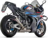 Komplette Auspuffanlage Ohne Katalysator Und Mit Geräuschzulassung Pro-Race Titan Endkappe Aluminium - Arrow Special Parts Kompatibel Mit Bmw M 1000 Rr (2025-2026)