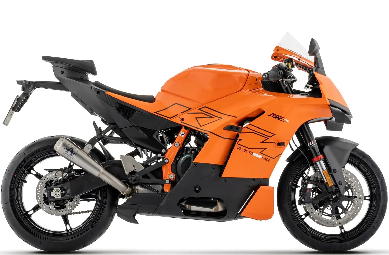 Auspuffendstück Mit Geräuschzulassung Pro-Race Titan Endkappe Edelstahl - Arrow Special Parts Kompatibel Mit Ktm 990 Rc R (2026)