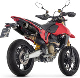 Auspuffendstück Mit Geräuschzulassung Pro-Race Edelstahl Schwarz - Arrow Special Parts Kompatibel Mit Ducati Hypermotard 698 Mono (2024-2025)