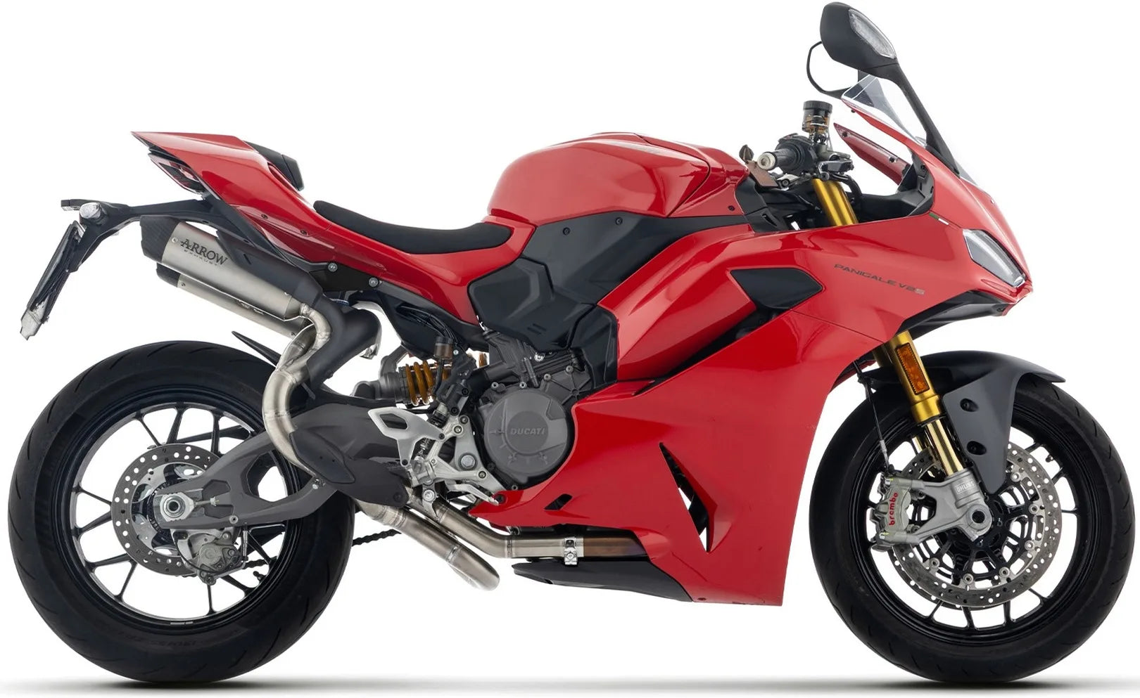 Auspuffendstück Ohne Katalysator Und Ohne Geräuschzulassung Full Titan - Arrow Special Parts Kompatibel Mit Ducati Panigale V2 - S (2025-2026)