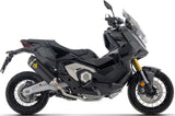Komplette Auspuffanlage Ohne Katalysator Und Mit Geräuschzulassung Race-Tech Aluminium Schwarz Endkappe Carby - Arrow Special Parts Kompatibel Mit Honda X-Adv 750 (2025-2026)