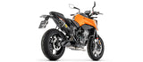 Auspuffendstück Mit Geräuschzulassung Race-Tech Aluminium Schwarz Endkappe Carby - Arrow Special Parts Kompatibel Mit Ktm 790 Duke (2025-2026)