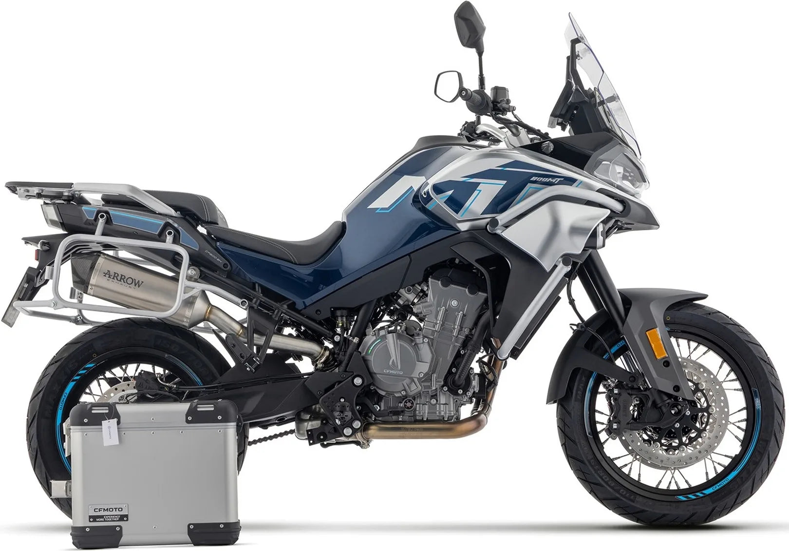 Auspuffendstück Mit Geräuschzulassung Race-Tech Titan Endkappe Carby - Arrow Special Parts Kompatibel Mit Cfmoto 800 Mt (2025-2026)