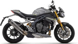 Auspuffendstück Mit Geräuschzulassung Race-Tech Titan Carbon - Arrow Special Parts Kompatibel Mit Triumph Speed Triple 1200 Rs (2021-2024)