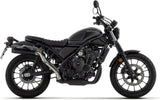 Auspuffendstück Mit Geräuschzulassung Rebel Aluminium Schwarz Aluminium Schwarz - Arrow Special Parts Kompatibel Mit Honda Cl 500 (2023-2024)
