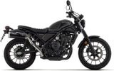 Auspuffendstück Mit Geräuschzulassung Rebel Aluminium Schwarz Aluminium - Arrow Special Parts Kompatibel Mit Honda Cl 500 (2023-2024)