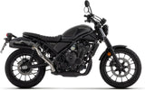 Auspuffendstück Mit Geräuschzulassung Rebel Aluminium Schwarz Carbon - Arrow Special Parts Kompatibel Mit Honda Cl 500 (2023-2024)