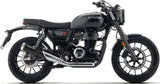 Auspuffendstück Mit Geräuschzulassung Rebel Edelstahl Schwarz Endkappe Edelstahl - Arrow Special Parts Kompatibel Mit Honda Gb 350 S E5+ (2025-2026)