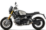 Komplette Auspuffanlage Ohne Katalysator Und Mit Geräuschzulassung Rebel Aluminium Schwarz - Arrow Special Parts Kompatibel Mit Bmw R12 Nine T (2024-2026)