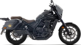 Auspuffendstück Mit Geräuschzulassung Rebel Nichrom Schwarz Endkappe Carby - Arrow Special Parts Kompatibel Mit Honda Cmx 1100 Rebel T (2025-2026)