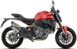 Exhaust Tip With Noise Certification Round Titanium Body And Carbon Cap - Arrow Special Parts Compatible With Ducati Monster 890 V2 (2026)