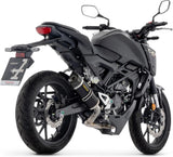 Komplette Auspuffanlage Ohne Katalysator Und Ohne Geräuschzulassung Thunder Aluminium Schwarz Carbon - Arrow Special Parts Kompatibel Mit Honda Cb 125 R (2024-2026)