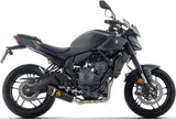 Komplette Auspuffanlage Ohne Katalysator Und Ohne Geräuschzulassung Thunder Aluminium Schwarz Endkappe Carby - Arrow Special Parts Kompatibel Mit Yamaha Mt-07 (2025-2026)